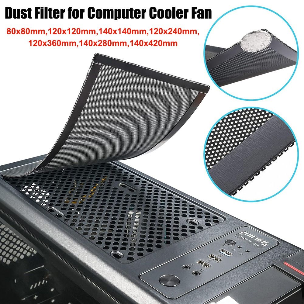 Dust Filter Pc - Nuovo Filtro Antipolvere in PVC con