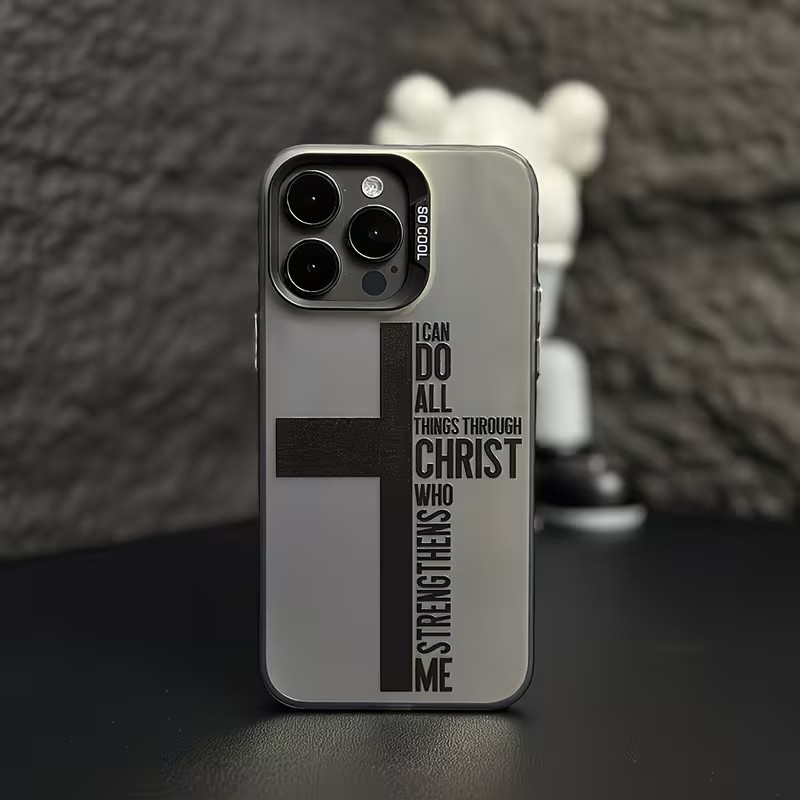 Mini Pc Case - Cover Anti-Impronta a Croce con Design