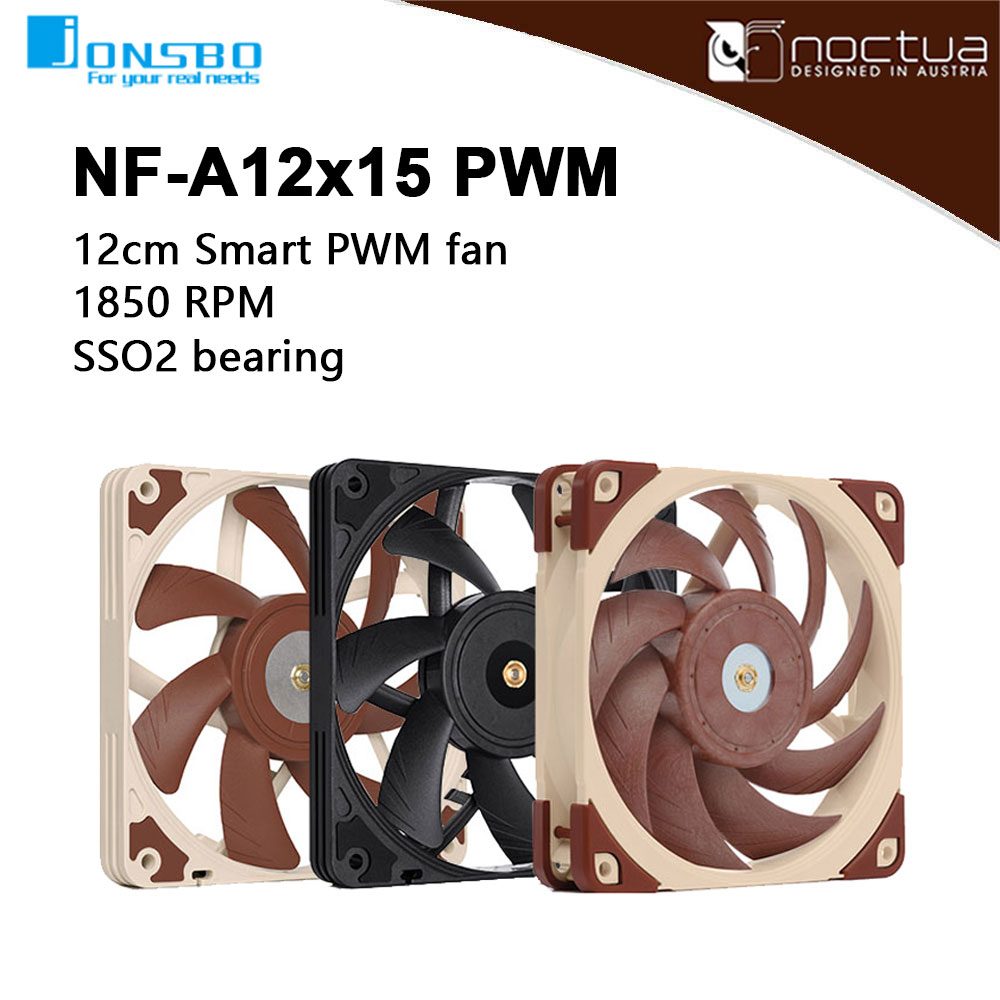 Case Fan Controller - Nocura NF-A12x15 PWM Chromax.black.swap 120mm custodia