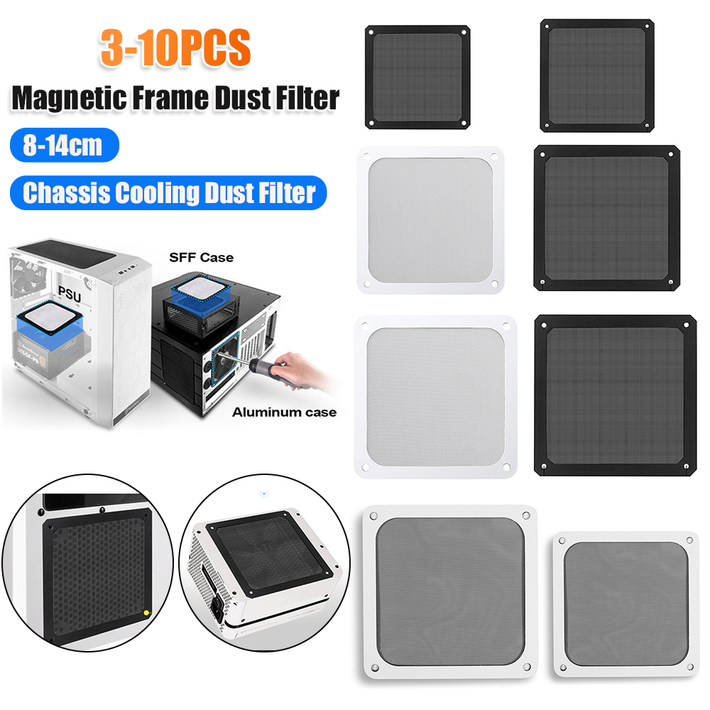 Dust Filter Pc - Filtro Antipolvere Magnetico per Ventola di