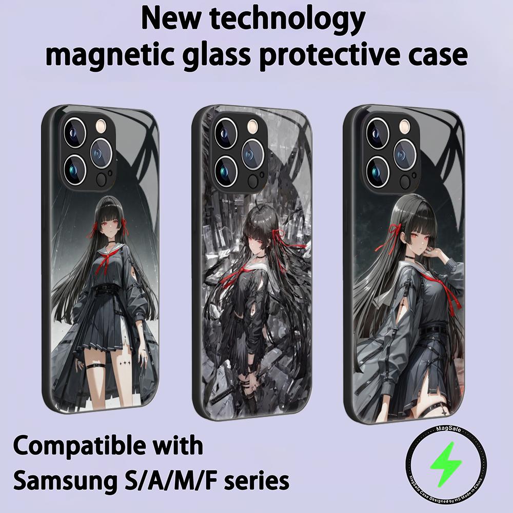Mini Pc Case - Custodia magnetica in vetro Wuthering Waves