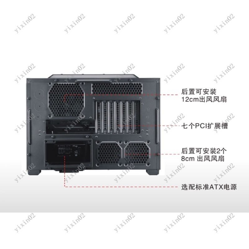 Custodia per computer con sche - Atx Case recensione e prezzo