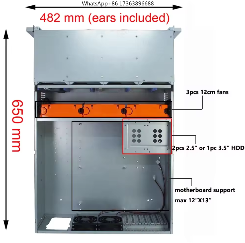 Case Server Rackmount 4U con 2 - Case Fans recensione e prezzo